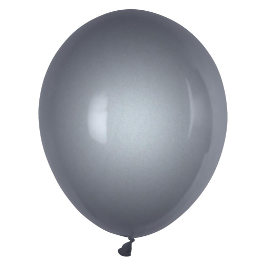 Luftballons silber Ø 250 mm, Größe 'M', 10 Stk.