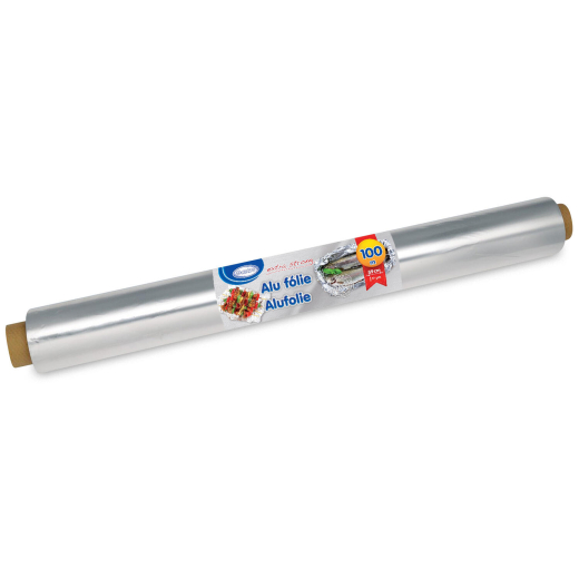 Alufolie extra stark, 59 cm x 100 m, 17 my einzeln verpackt
