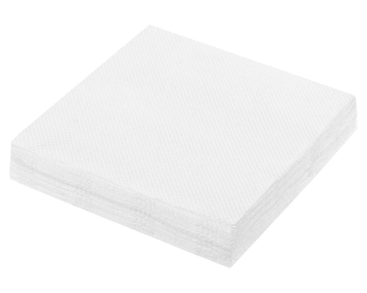 Servietten Prägeservietten 1-lagig, 24 x 24 cm, weiß, gute Qualität, 500 Stk.