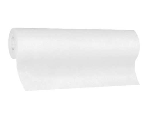 Tischläufer Airlaid 24m x 40cm - alle 120cm perforiert, stoffähnlich, weiß