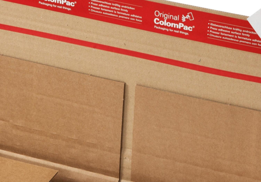 ColomPac Universal-Versandverpackung 355 x 250 x -105mm Extra Stabil mit Selbstklebeverschluss & Aufreißfaden