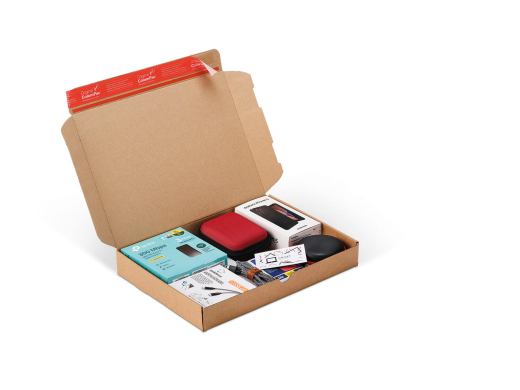 ColomPac E-Commerce Modulboxen 212 x 161 x 48mm mit Selbstklebeverschluss & Aufreißfaden braun