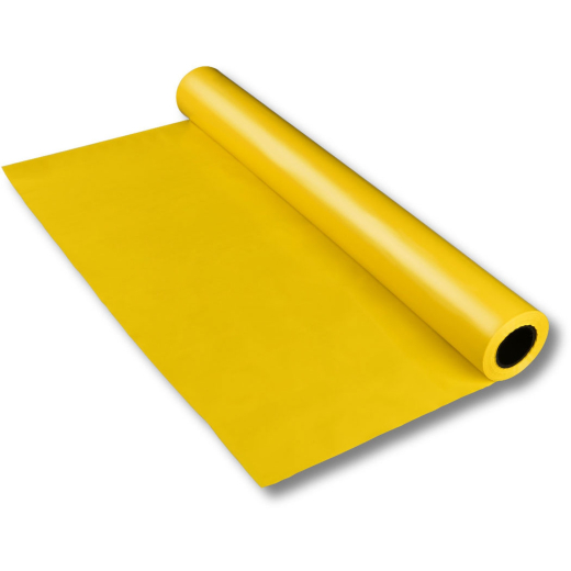 LDPE-Folie Dekofolie Tischdecke gelb, 2300mm x 50m, 100my