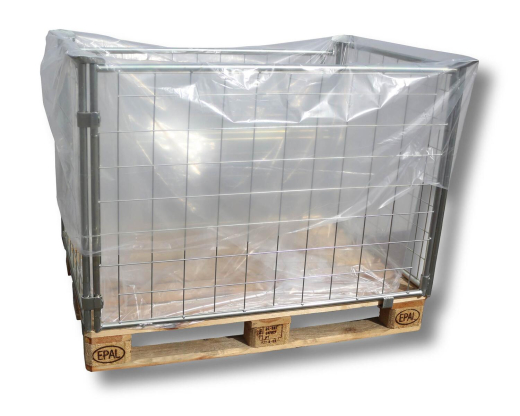 Seitenfaltensack 1250+850x1850 mm, LDPE hoch transparent, 40my