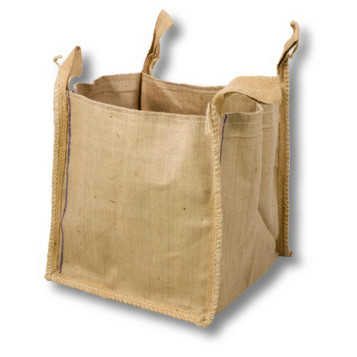 Jute Big Bag 40 x 40 x 40 cm Jute natur 64 Liter SWL 500 kg