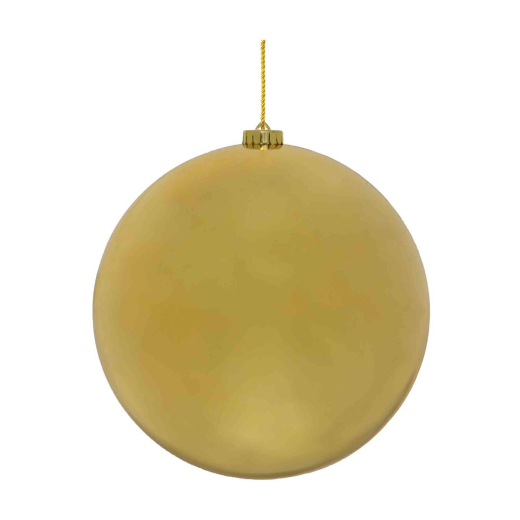 Weihnachtskugeln Christbaumkugeln XL aus Kunststoff gold, Ø20cm, 1 Stk.