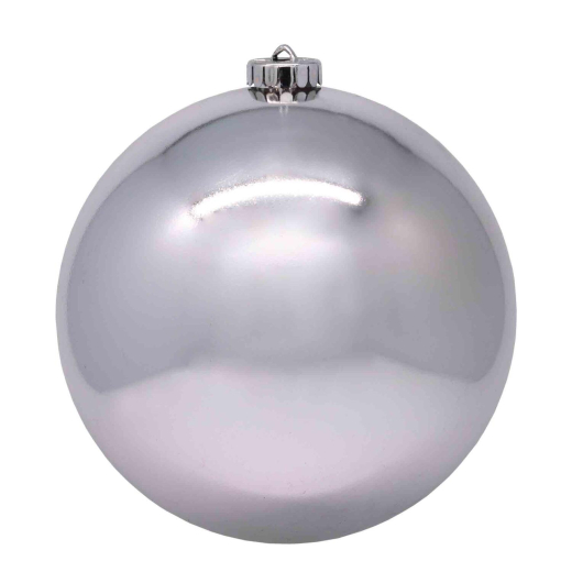 Weihnachtskugeln Christbaumkugeln XL aus Kunststoff silber, Ø15cm, 1 Stk.