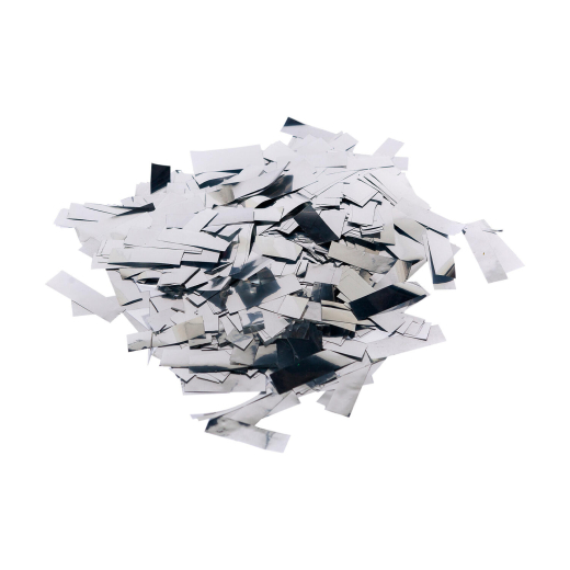 Konfetti Kanone silber-metallic 20cm schwer entflammbar