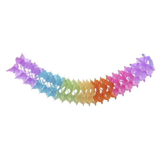 Girlande 'Farbenspiel' aus Papier schwer entflammbar Ø12cm 3.6m, 1 Stk.