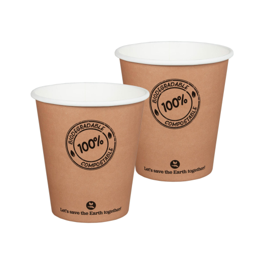 Pappbecher 250ml Ø9cm, -10°C bis 100°C, 50 Stk.