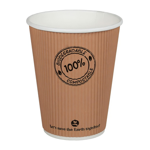 Thermo Riffelbecher doppelwandig 300ml Ø9cm, -10°C bis 100°C, 25 Stk.