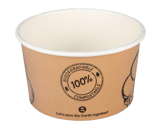 Eisbecher aus Karton Pappbecher 200ml Ø9cm, 50 Stk.