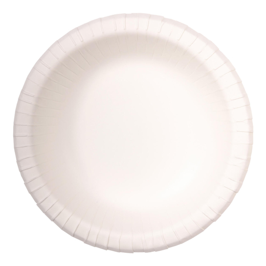 Teller aus Pappe rund tief 480ml Ø19cm weiß, 50 Stk.