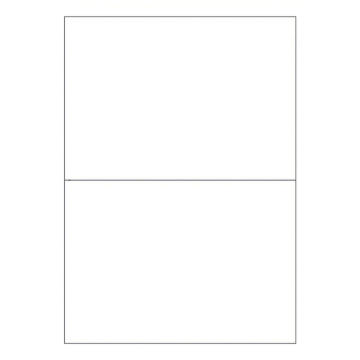Etiketten Labels selbstklebend weiß 210 x 148.5mm auf DIN A4, 200 Stk.