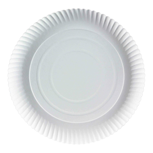 Pappteller tief 26A, rund 26 cm, 2 cm tief, 50 Stk.