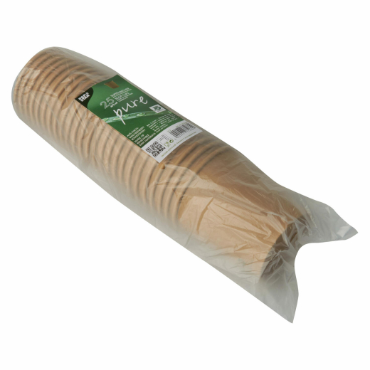 PAPSTAR Suppenbecher aus Pappe, rund, 470 ml, braun, 25 Stk.