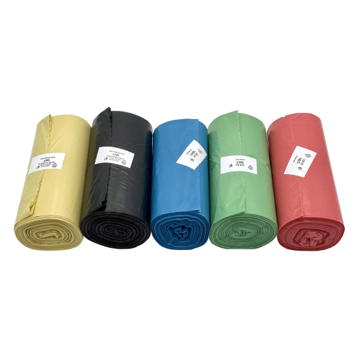 Müllsäcke 120 Liter 70 x 110 cm LDPE gelb 25 Stk.