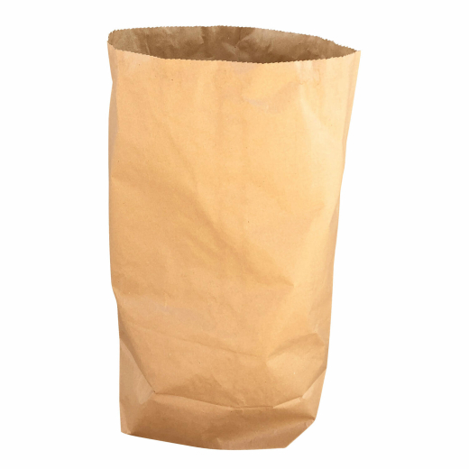Papier Müllsäcke 30 L 45x60+20cm 2-lagig kompostierbar braun, 25 Stk.