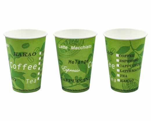 Automatenbecher Kaffeebecher Pappbecher 80mm Ø 300 ml 75 Stk.