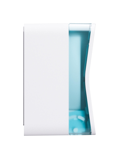Satino Jumbo Doppelrollen-Toilettenpapierspender Centerfeed mit Innenabwicklung, CF2, weiß