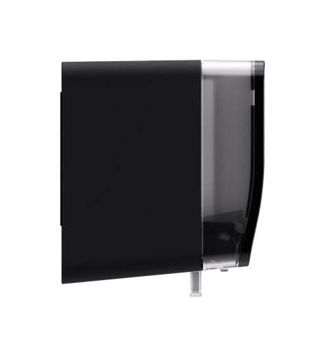 Satino Hyginity Doppelrollen Toilettenpapierspender, System MT1, 30,1 cm ×15,9 cm × 18,6 cm, schwarz