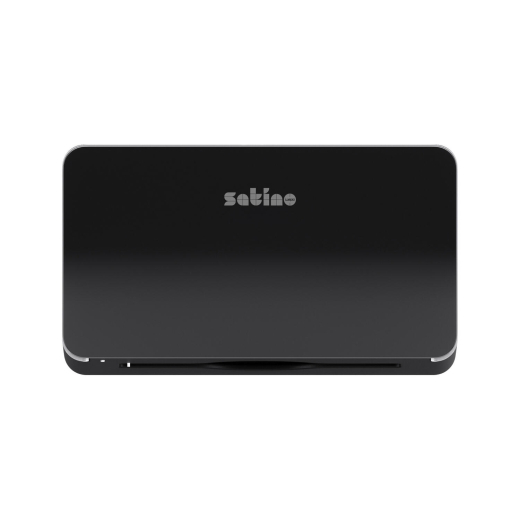 Satino Hyginity Falthandtuchspender XS, System PT3, 17,6 cm x 30,1 cm x 15,1 cm, schwarz