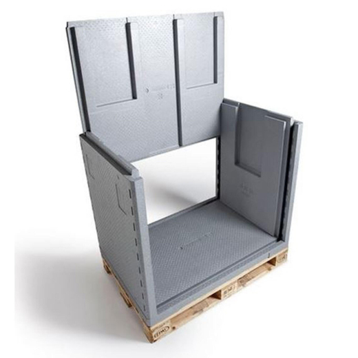 Palettenshipper Isolierboxen aus NEOPOR® ohne Kühlakkus, 575L