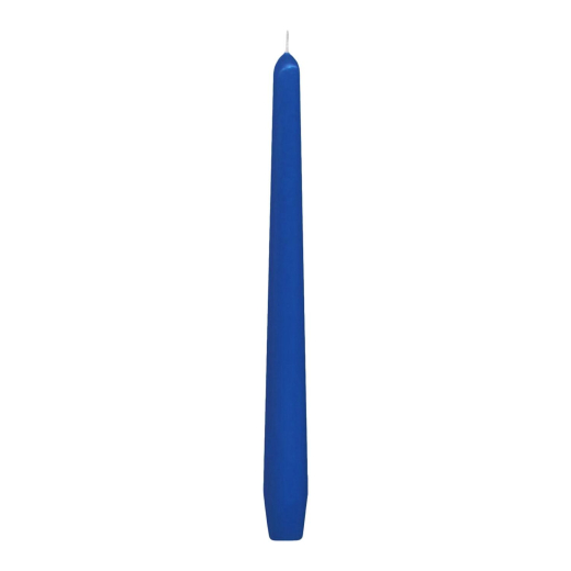 Spitzkerzen 245 mm, 8 Stunden Brenndauer, dunkelblau, 10 Stk.