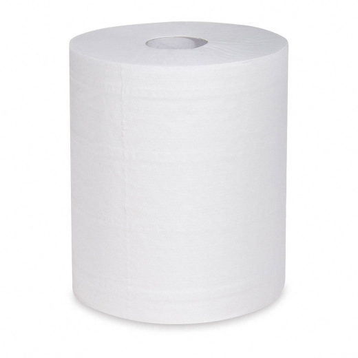 Putztuchrolle perforiert 100% Zellstoff 2-lagig Ø 19 x 22 cm x 160m weiß, 6 Stk.