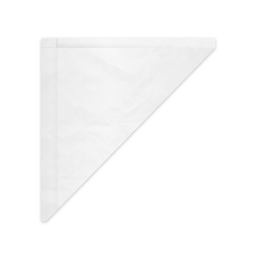 Spitztüten 23x23cm weiß gefädelt geeignet für 250g, 1000 Stk.