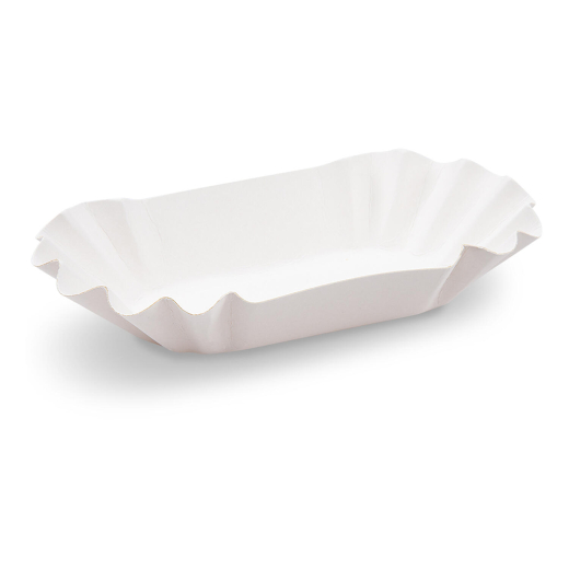 Pappschalen aus Frischfaser oval 6 x 9 x 3 cm fettdicht, 250 Stk.