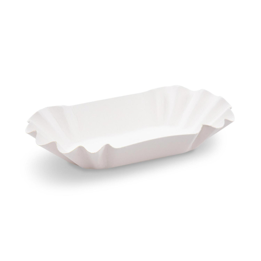 Pappschalen aus Frischfaser oval 17,5 x 10 x 3 cm fettdicht, 250 Stk.