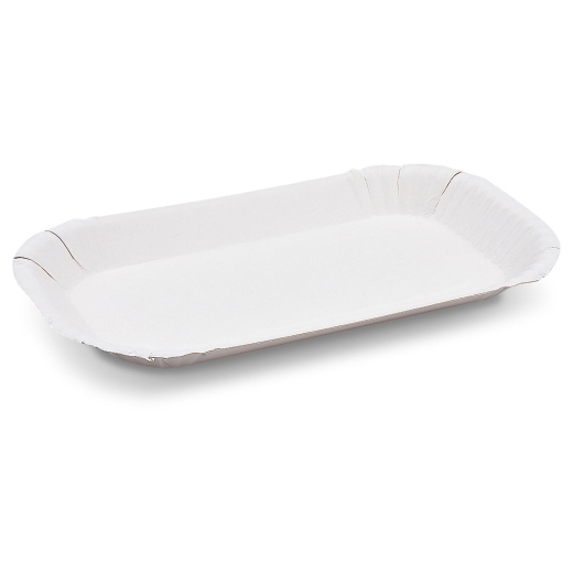Pappschalen aus Frischfaser oval 23 x 15 x 2 cm fettdicht, 100 Stk.