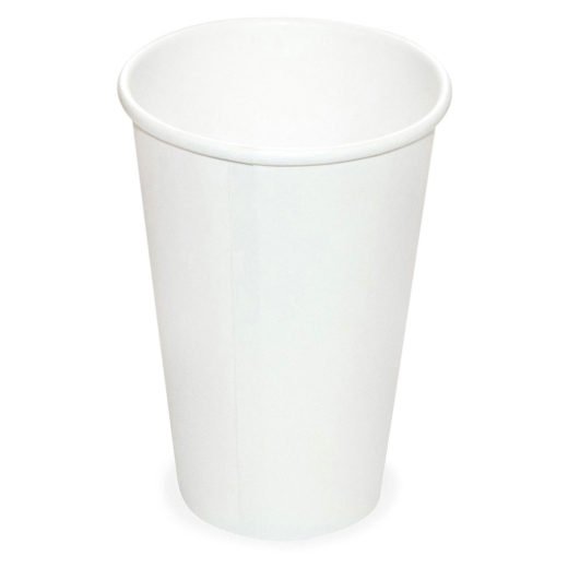 Heiß- und Kaltgetränkebecher Pappbecher weiß 250ml 330ml, Ø 80mm, 50 Stk.