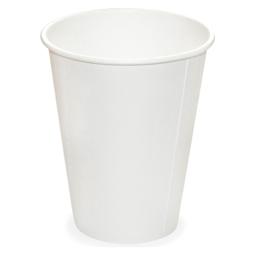 Heiß- und Kaltgetränkebecher Pappbecher weiß 350ml 420ml, Ø 90mm, 50 Stk.