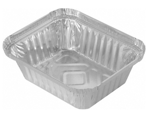 Alu-Servierschale Aluschale Grillschale 470ml, 145x120x41mm, 100 Stk.