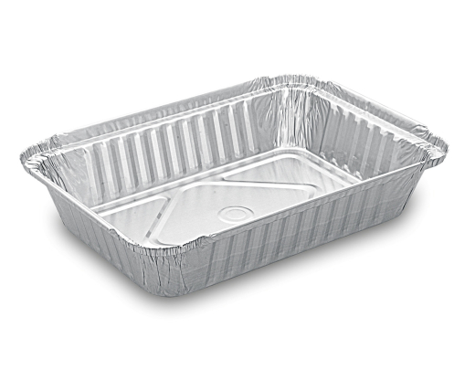 Menü-Schale ungeteilt ALU, 862ml, 22,2 x 15,8 x 3,8 cm, 100 Stk.