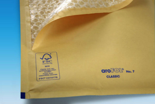AROFOL CLASSIC Luftpolstertasche 3/C-13, 150x215mm, braun, für B6+