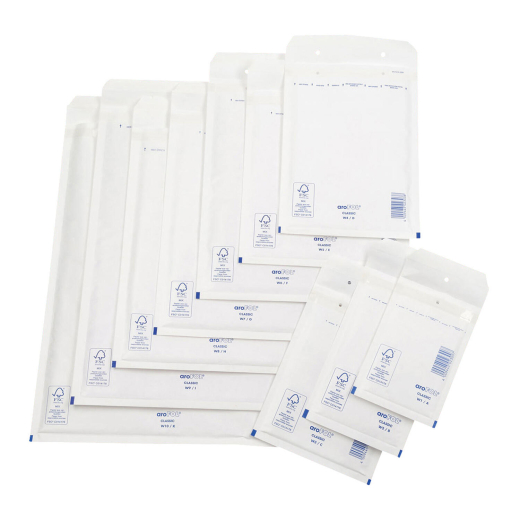 AROFOL CLASSIC Luftpolstertasche 3/C-13, 150x215mm, braun, für B6+