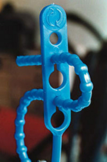Schnellbinder Blitzbinder Länge 190mm wiederverschließbar natur, 100 Stk.