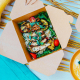 Food Boxen To GO 'L' 1400ml kraft PE 195x138x48mm fettdicht, 50 Stk.