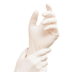 Latex Einweghandschuhe weiß ungepudert Größe XL, 100 Stk.