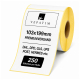 Versandetiketten 103x199mm weiß - Rolle mit 250 Thermo-Etiketten - 25mm Kern DHL DPD UPS GLS
