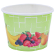 Eisbecher, Pappe rund 140 ml Ø 73mm, Höhe 52mm, 'Fruchtreigen', 45 Stk.