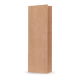 Blockbodenbeutel Natron Kraftpapier braun 80 + 50 x 250mm, 100 Stk.