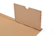 ColomPac Universalverpackung Wickelverpackung starke B-Welle 430 x 300 x -100mm mit Selbstklebeverschluss & Aufreißfaden