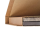 ColomPac Universalverpackung Wickelverpackung starke B-Welle 430 x 300 x -100mm mit Selbstklebeverschluss & Aufreißfaden