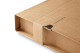 ColomPac Robuste Versandverpackung 371 x 304 x -90mm mit Sicherungslaschen, Selbstklebeverschluss & Aufreißfaden braun