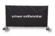 Bauzaunplane B1 schwer entflammbar 1,76 x 3,41 m schwarz