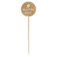 Kennzeichnungspicker Deko-Picker 'Glutenfrei' 12 cm braun, 100 Stk.